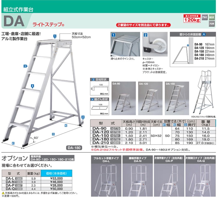 Hasegawa Fixed Trolley Ladder (DA)